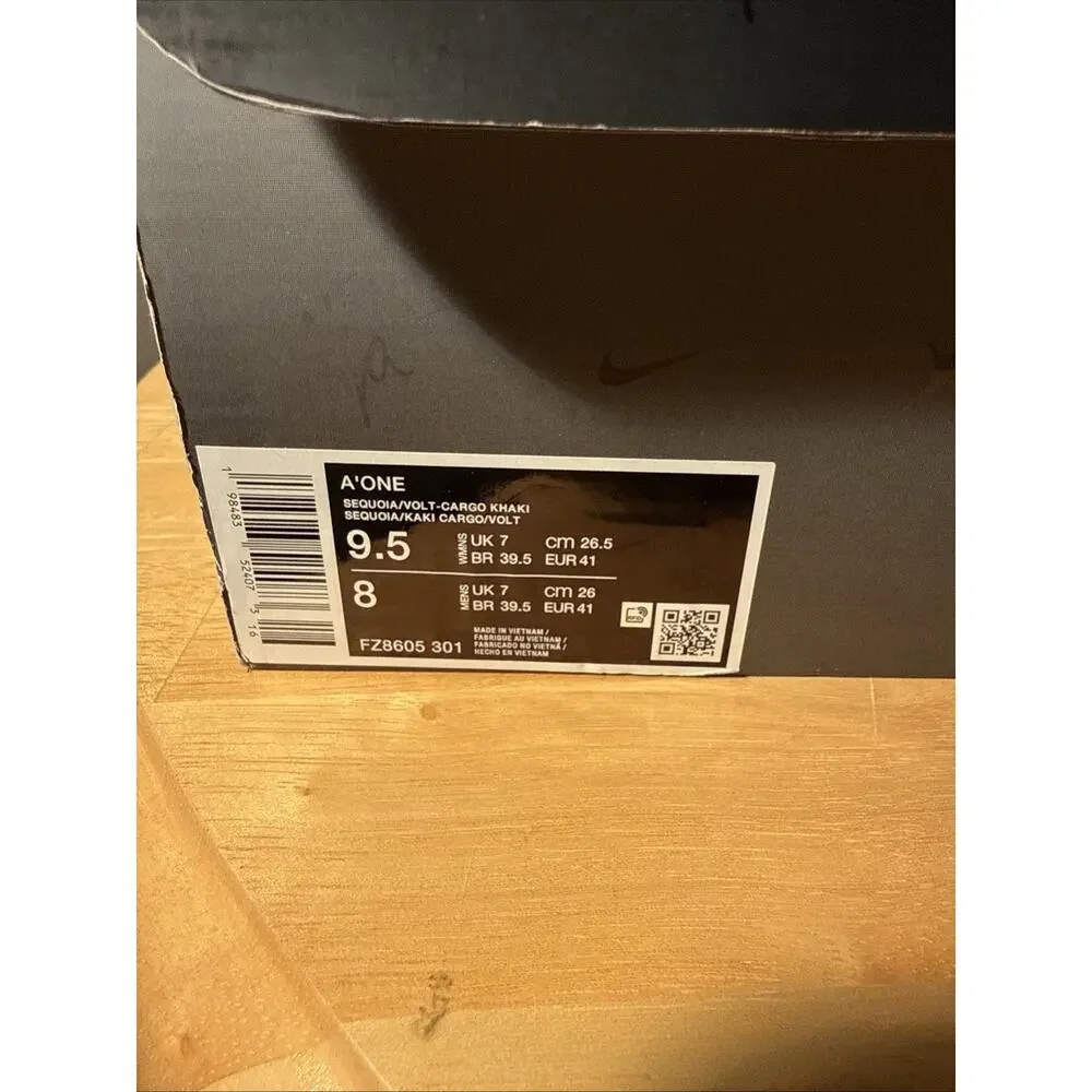 Size 9.5 - Nike A'One Sequoia W - FZ8605-301